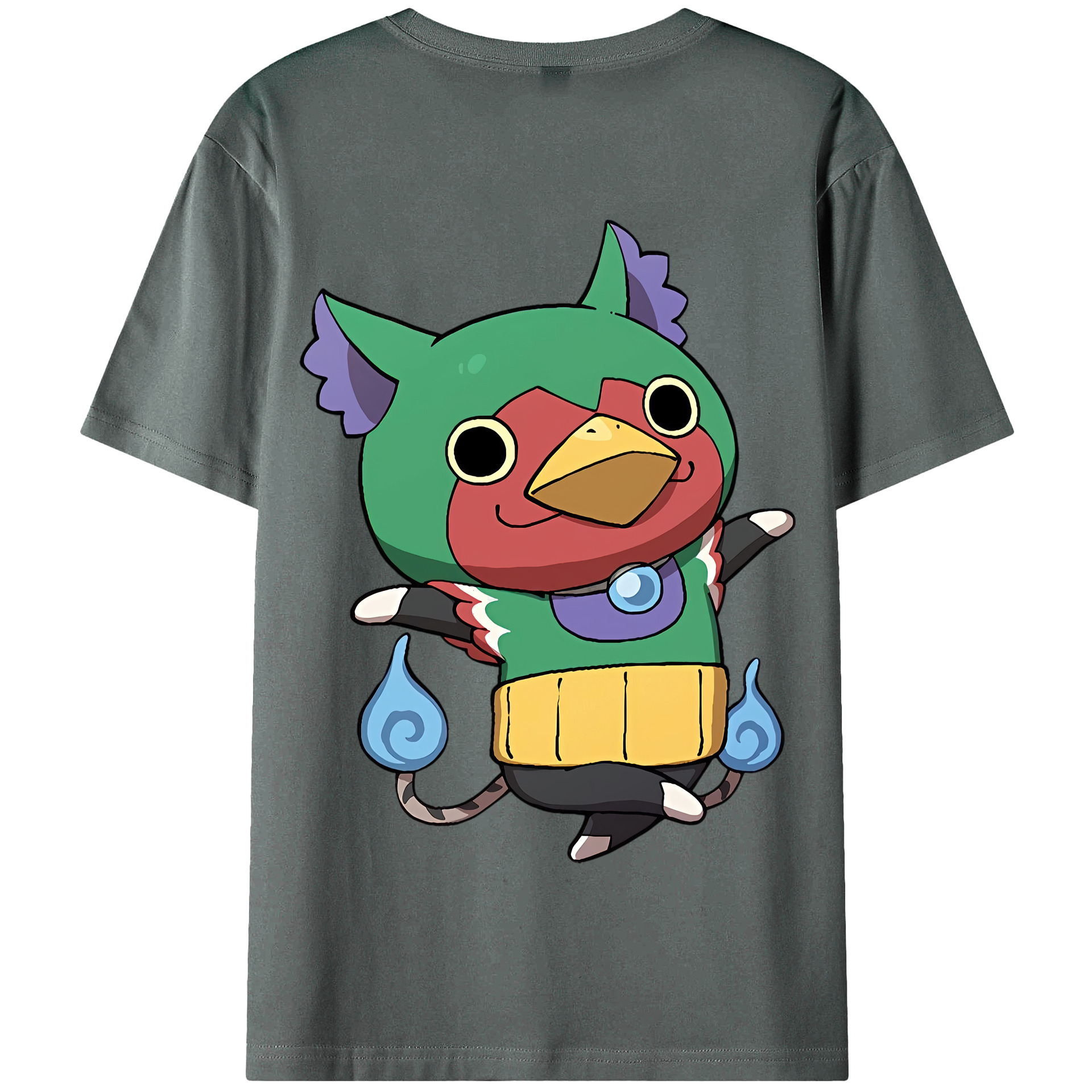 （画像用） 妖怪ウォッチ Yo-kai Watch 綿100％半袖Tシャツ（背面プリント）